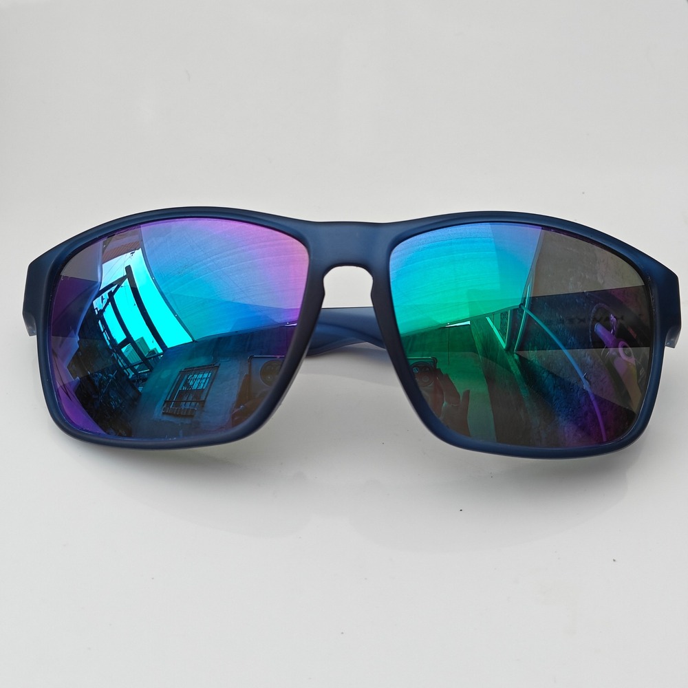 Hawkers Mens Faster Raw Matte Navy Blue Sunglasses Reflective  Lenses Spain